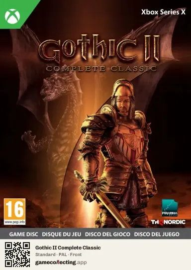 Gothic II Complete Classic Xbox Series X, PAL box front
