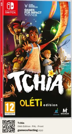 Tchia Nintendo Switch, PAL box front