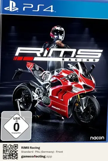 RiMS Racing PlayStation 4, Germany box front