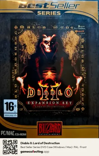 Diablo II: Lord of Destruction Computer, PAL box front
