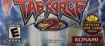 Yu-Gi-Oh! GX Tag Force 2, the ESRB box on its front