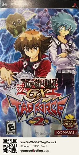 Yu-Gi-Oh! GX Tag Force 2 PlayStation Portable, NTSC box front