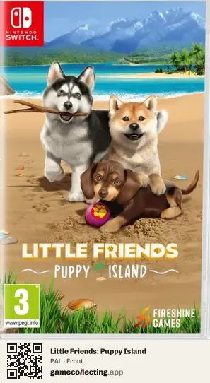 Little Friends: Puppy Island Nintendo Switch, PAL box front