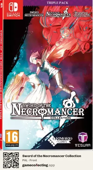 Sword of the Necromancer Collection Nintendo Switch, PAL box front