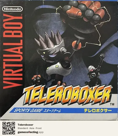 Teleroboxer Virtual Boy, Asia box front