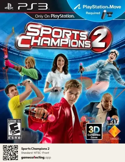 Sports Champions 2 PlayStation 3, NTSC box front
