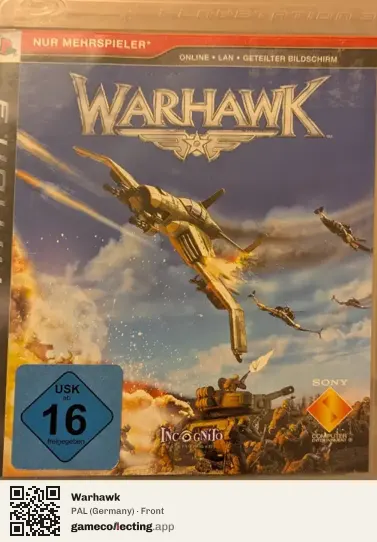 Warhawk PlayStation 3, Germany box front