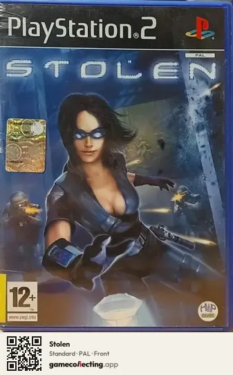 Stolen PlayStation 2, PAL box front