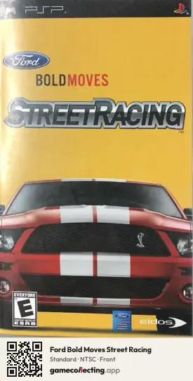 Ford Bold Moves Street Racing PlayStation Portable, NTSC box front