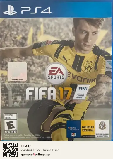 FIFA 17 PlayStation 4, Mexico box front