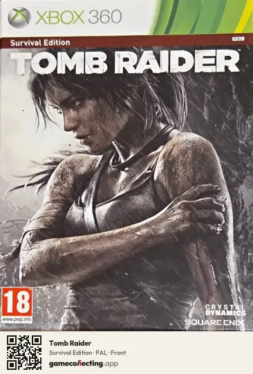 Tomb Raider Xbox 360, PAL box front