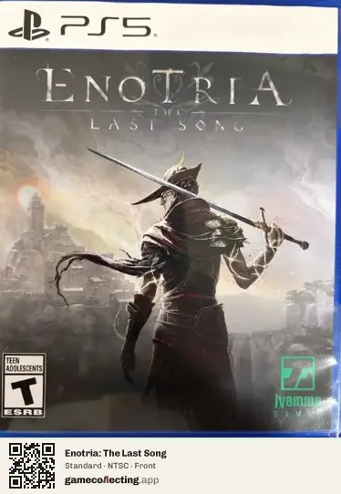Enotria: The Last Song PlayStation 5, NTSC box front
