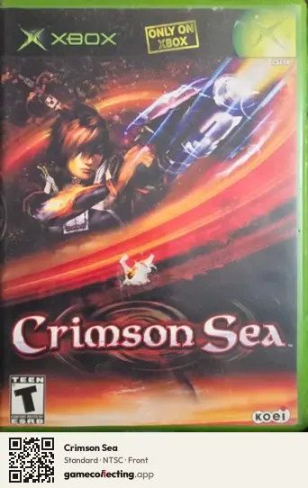 Crimson Sea Xbox, NTSC box front
