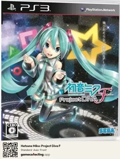 Hatsune Miku: Project Diva F PlayStation 3, Asia box front