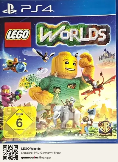LEGO Worlds PlayStation 4, Germany box front