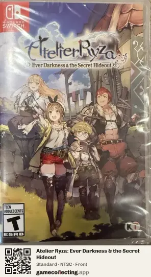 Atelier Ryza: Ever Darkness & the Secret Hideout Nintendo Switch, NTSC box front