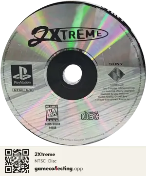 2Xtreme PlayStation, NTSC disc