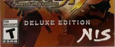 Disgaea 7: Vows of the Virtueless, the ESRB box on its front