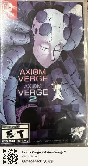 Axiom Verge / Axiom Verge 2 Nintendo Switch, NTSC box front