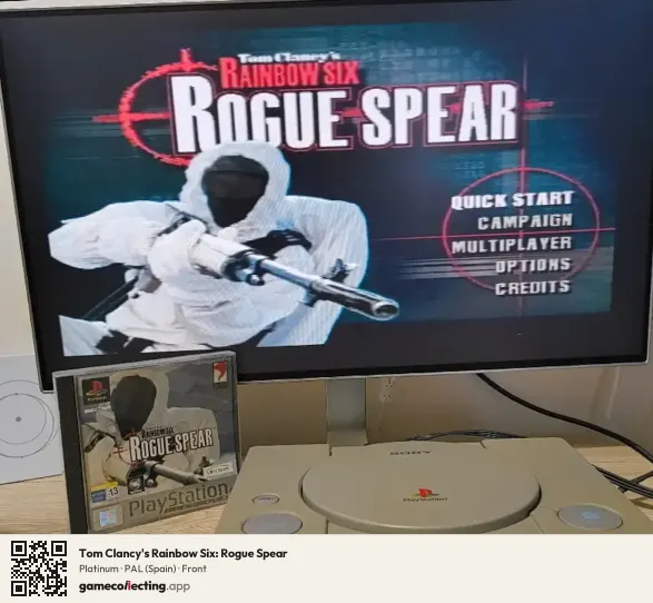 Tom Clancy's Rainbow Six: Rogue Spear PlayStation, Spain box front