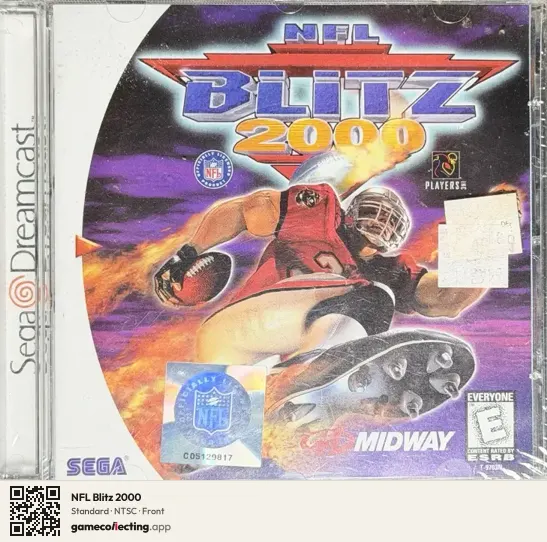 NFL Blitz 2000 Sega Dreamcast, NTSC box front