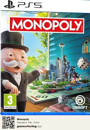 Monopoly PlayStation 5, PAL box front