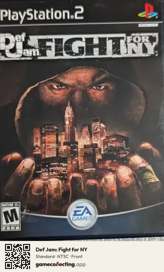 Def Jam: Fight for NY PlayStation 2, NTSC box front
