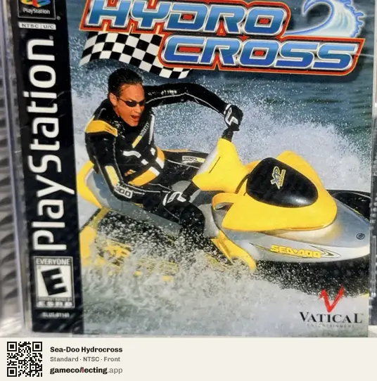 Sea-Doo Hydrocross PlayStation, NTSC box front
