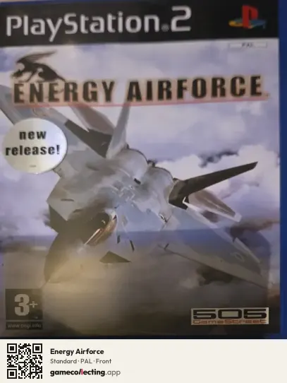 Energy Airforce PlayStation 2, PAL box front