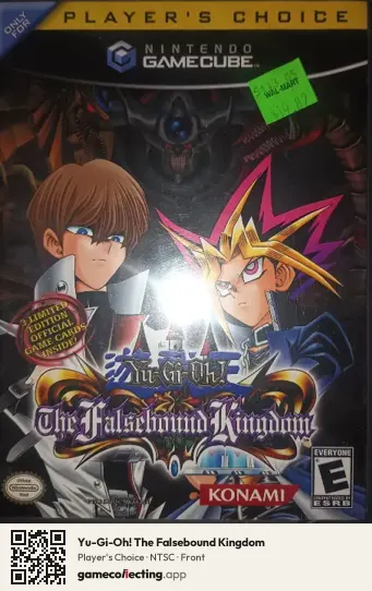 Yu-Gi-Oh! The Falsebound Kingdom Nintendo GameCube, NTSC box front
