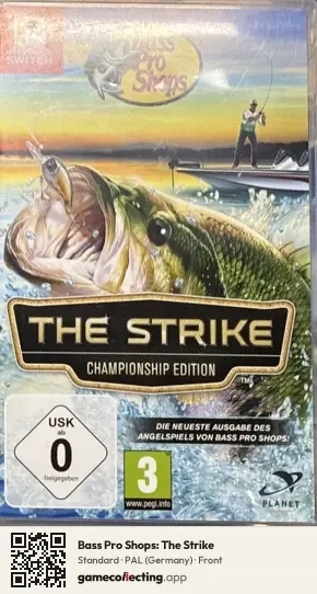 Bass Pro Shops: The Strike Nintendo Switch, Germany box front