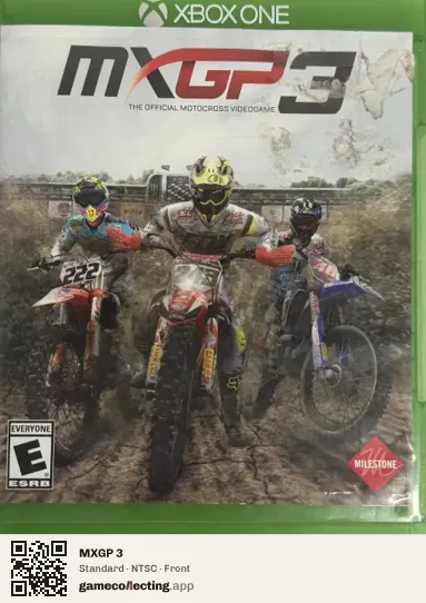 MXGP 3 Xbox One, NTSC box front