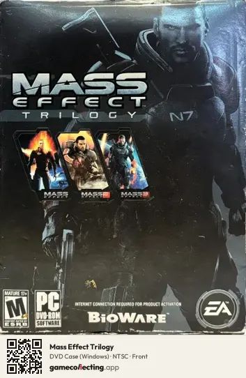 Mass Effect Trilogy Computer, NTSC box front