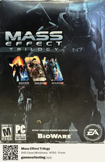 Mass Effect Trilogy Computer, NTSC box front