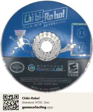 Chibi-Robo! Nintendo GameCube, NTSC disc