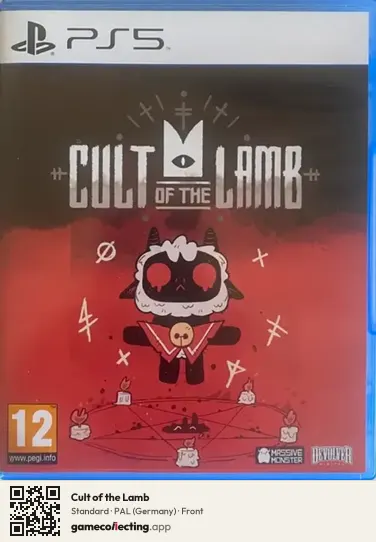 Cult of the Lamb PlayStation 5, Germany box front