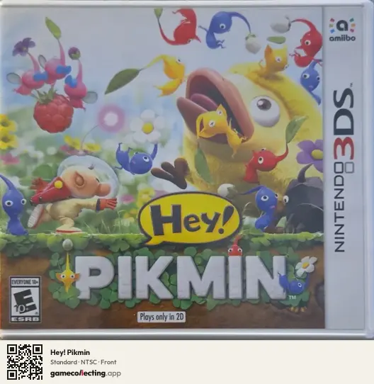 Hey! Pikmin Nintendo 3DS, NTSC box front