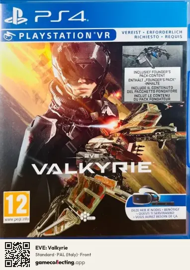 EVE: Valkyrie PlayStation 4, Italy box front