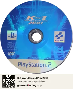 K-1 World Grand Prix 2001 PlayStation 2, Asia disc