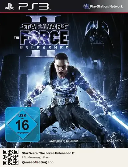 Star Wars: The Force Unleashed II PlayStation 3, Germany box front
