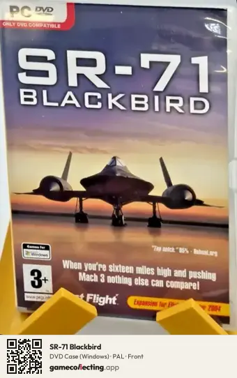 SR-71 Blackbird Computer, PAL box front