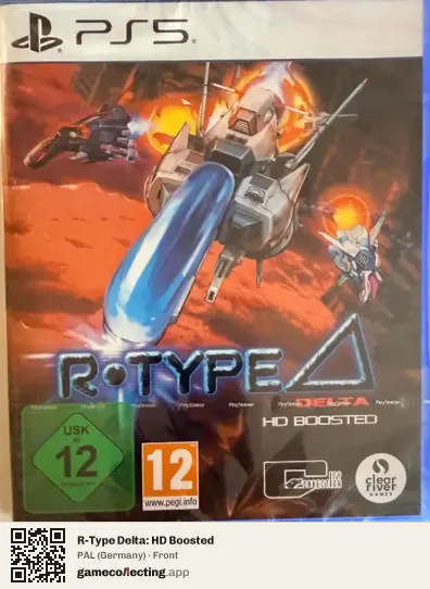 R-Type Delta: HD Boosted PlayStation 5, Germany box front