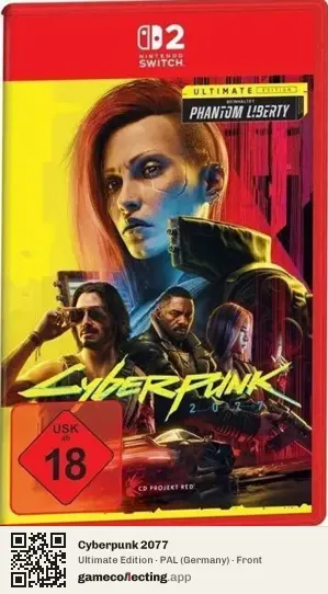 Cyberpunk 2077 Nintendo Switch 2, Germany box front