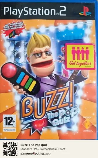 Buzz! The Pop Quiz PlayStation 2, Netherlands box front