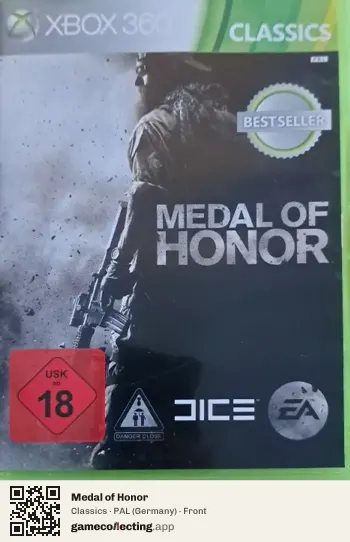 Medal of Honor Xbox 360, Germany box front