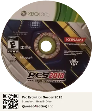 Pro Evolution Soccer 2013 Xbox 360, Brazil disc