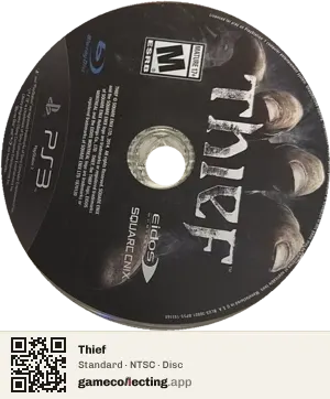 Thief PlayStation 3, NTSC disc