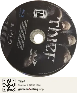Thief PlayStation 3, NTSC disc