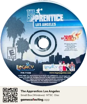 The Apprentice: Los Angeles Computer, NTSC disc