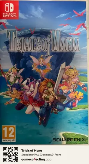 Trials of Mana Nintendo Switch, Germany box front